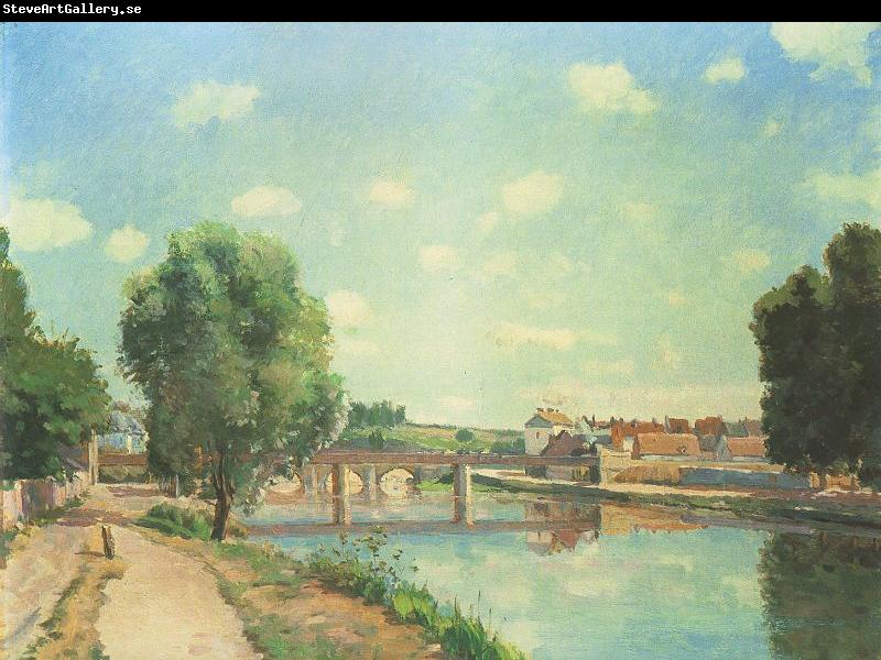 Camille Pissaro The Railway Bridge, Pontoise